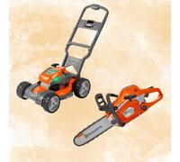 Husqvarna Toy Lawnmower & Chainsaw Package