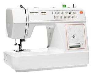 Husqvarna Viking E20 White Sewing Machine, 32 Stitches, 8.16 kg, Metal & Plastic