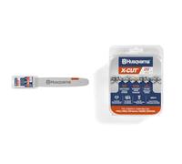 Husqvarna X-Force 20" Chainsaw Bar and X-Cut SP33G 20" Chainsaw Chain, 325" Pitch .050" Gauge, 80 Drive Links