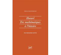 Husserl. Des mathématiques à l'histoire