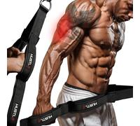 Hustle Athletics Tricep Rope Cable Attachments for Gym Use - Perfect Gym Equipment for Home/Gym Accessories - Multi Workout Rope Cable Machine Attachment -Best Gym Rope Grip with 4 Anti-Slip Handles