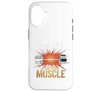 Hustle For The Muscle Motivational Quote Case for iPhone 16