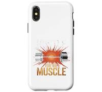 Hustle For The Muscle Motivational Quote Case for iPhone X/XS