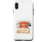 Hustle For The Muscle Motivational Quote Case for iPhone XS Max