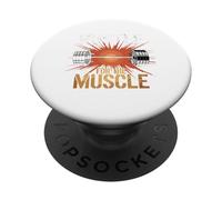 Hustle For The Muscle Motivational Quote PopSockets Adhesive PopGrip