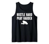 Hustle Hard Pray Harder Islamic Praying Muslim Men Women Tank Top