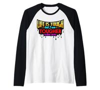 Hustle Skills hu$tle $killz for Hustlers That Love Hustling Raglan Baseball Tee