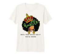 Hustle Until Your Haters Ask If You're Hiring Women Queen Premium T-Shirt