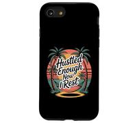 Hustled Enough Now I Rest. Relaxing Retired Life Case for iPhone SE (2020) / 7/8