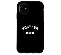 Hustler 24 7 - Sarcastic College University Style Case for iPhone 11