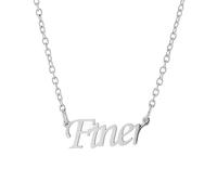 HUSURU Stainless Steel Greek Letters Finer Necklace 1920 Zeta Women Sorority Sevice Gifts Jewelry