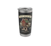 Hut on Legs Field Guide Slavic Folklore Fan Stainless Steel Insulated Tumbler