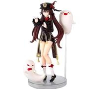 HuTao PVC Anime Figure Cartoon Game Character Figurine Model Statue Battle HuTao Action Figure Collectible Decoration Craft Gift (HuTao 19cm)