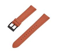 HUTBUVEAW 20mm 22mm Waterproof Sailcloth Watch Strap Two-Sided Nylon Leather Watchband Quick Release Band Sport Belt For Men(Orange Black,22mm)