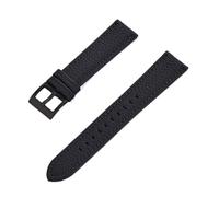 HUTBUVEAW 20mm 22mm Waterproof Sailcloth Watch Strap Two-Sided Nylon Leather Watchband Quick Release Band Sport Belt For Men(Black Black,22mm)