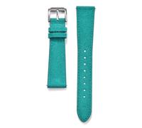 HUTBUVEAW Classic Suede Leather Watch Band Vintage Leather Watch Strap 18mm 19mm 20mm 22mm Quick Release Watchbands(Cyan,18mm)