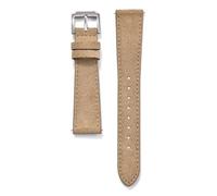 HUTBUVEAW Classic Suede Leather Watch Band Vintage Leather Watch Strap 18mm 19mm 20mm 22mm Quick Release Watchbands(Khaki,18mm)