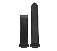 HUTBUVEAW For Casio Modified DW-5600/5610 GW-B5600 GW5000 Crazy Horse Cowhide Watch Strap Black Gold GA-110 Men Leather Silicone Watchband(Black bk)