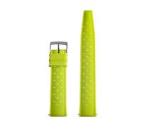 HUTBUVEAW Premium Grade Fluororubber Tropical Glow Fluo Strap 20mm 22mm Quick Release Pin Buckle Watchband Perfect Fit Flat End Universa(22mm)