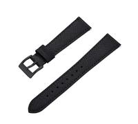 HUTBUVEAW Quick Release Business Vintage Stitched Leather Watch Strap 18mm 19mm 20mm 21mm 22mm 23mm 24mm For Traditional Watch(Black2,24mm)