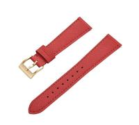 HUTBUVEAW Quick Release Business Vintage Stitched Leather Watch Strap 18mm 19mm 20mm 21mm 22mm 23mm 24mm For Traditional Watch(Red3,19mm)