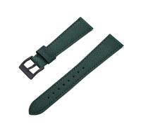 HUTBUVEAW Quick Release Business Vintage Stitched Leather Watch Strap 18mm 19mm 20mm 21mm 22mm 23mm 24mm For Traditional Watch(Green2,24mm)