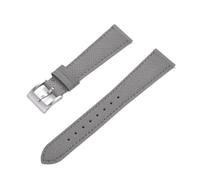 HUTBUVEAW Quick Release Business Vintage Stitched Leather Watch Strap 18mm 19mm 20mm 21mm 22mm 23mm 24mm For Traditional Watch(Grey1,21mm)