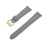 HUTBUVEAW Quick Release Business Vintage Stitched Leather Watch Strap 18mm 19mm 20mm 21mm 22mm 23mm 24mm For Traditional Watch(Grey3,21mm)