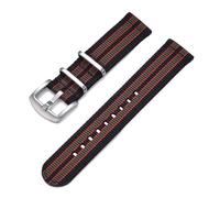 HUTBUVEAW Quick Release Nylon Sailcloth Strap 18mm 20mm 22mm Military Watchband For Watch Accessories Replacement Bracelet(Black Red Green,18mm)