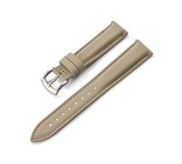 HUTBUVEAW Sailcloth Watch Strap PVC Nylon Watch Strap 18mm 19mm 20mm 22mm Watchband Quick Release Sport Wristband Accessories(Khaki Silver,19mm)