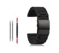 HUTBUVEAW Silicone Stainless Steel Watchband For Diesel Watch Strap DZ7396 DZ7370 DZ4289 DZ7070 DZ7395 Men Rubber Wrist Band 28mm(Black,26mm)