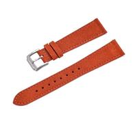 HUTBUVEAW Vintage Soft Suede Leather Watch Strap Band Quick Release 18mm 19mm 20mm 22mm Replacement Wristband Accessories(Orange,20mm)