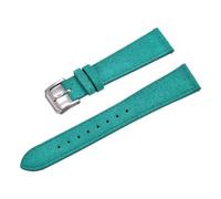 HUTBUVEAW Vintage Soft Suede Leather Watch Strap Band Quick Release 18mm 19mm 20mm 22mm Replacement Wristband Accessories(Cyan,20mm)