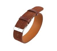 HUTBUVEAW Vintage Suede Leather Soft Watchband Strap 18mm 20mm 22m Brown Long Watch Strap Replacement Watch Accessories For Man(22mm)