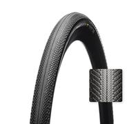 Hutchinson - Overide - Fast-Rolling Semi-Slick Gravel Tyre - Hookless/Tubeless Ready - Bi-Compound Tread - Hardskin Protection - Swift & Efficient Mixed-Surface Performance