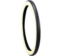 HUTCHINSON SOLEX Unisex Adult Bicycle Tyre - Black - Cream - 1 3/4-19