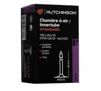 Hutchinson Inner Tube Standard Presta-City 700x28/35C Black