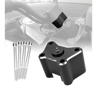 Hutexico 2" Aluminum Handlebar Riser Kit Mount Clamps for Can Am fit for Can-Am Spyder RT 2020-up F3/F3T/F3LTD All Years Handlebar Relocator Set Adjustable Handle Bar Riser Extension Support Heighten