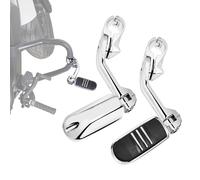 Hutexico Motorcycle Highway Pegs Adjustable Long Angle Footrest Pegs for Harley 1.25" Highway Footpegs Fit for Touring Street Glide Road Dyna Sportster Softail (05)