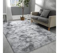 Hutha Rugs with Large Area for Living Room, Super Soft, Fluffy, Modern Bedroom Rug, Multicolored, Light Grey, for Indoor Use, Home Decoration (A-Light Grey, 1.8x2.9 m)