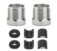 HuthBrother 2 Set 277001729 277001527 Steering Reverse Aluminum Cable Lock Nut Kit, Compatible with Sea Doo 293830063 277000055 211100009
