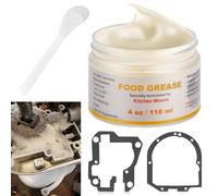 HuthBrother 4 Oz Food Grade Grease & 9709511 Gasket, Universally Compatible with Kitchen Stand Mixer, 2 Bottles