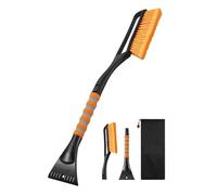 hutianbrt AstroAI 27" Heavy Duty Snow Brush And Ice Scraper | Detachable For Car Windshield With Foam Grip | Winter Cleaning Tool For Cars, Trucks, SUVs(E,Small (27inch))