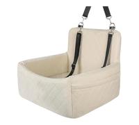 hutianbrt Car Dog Bed Puppy Car Travel Artifact Mat Front And Rear Safety Seat For Outdoor Use(Beige)