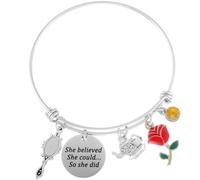 HUTIMY Beauty And The Beast Gifts for Women Adults Bracelets Jewelry Disneyee Beauty And The Beast Bracelet