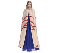 HUTOOLEE Cute Little Red Spider Hooded Cloak Halloween Cosplay Prom Party Comic Con Adult Party Decoration Cape Beautiful Graphic Print