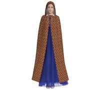 HUTOOLEE Shining Overlook Hooded Cloak Halloween Cosplay Prom Party Comic Con Adult Party Decoration Cape Beautiful Graphic Print, Black