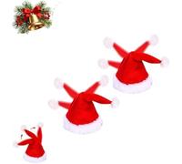 HUTRADE Electric Singing and Dancing Santa Hat, Funny Musical Christmas Hat with Swinging Motion & Holiday Songs, Plush Red Santa Cap for Kids and Adults Christmas or New Year Party Gift