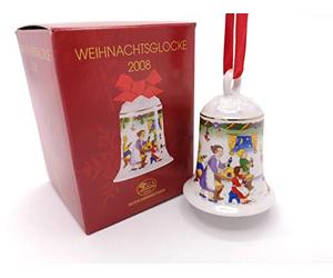 Hutschenreuther 2008 Porcelain Christmas Bell in Original Retail Packaging New 1st Choice