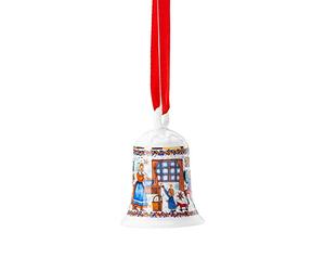 Hutschenreuther 2020 Porcelain Bell, Porcelain, Multi-Colour, 7 cm
